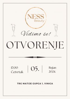 Otvorenje obrta za uljepšavanje &quot;Ness Beauty&quot; u Vinici