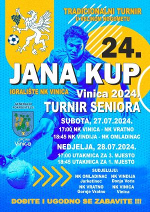Tradicionalni turnir u velikom nogometu - 24. Jana kup Vinica 2024.