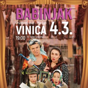 Premijera predstave „Babinjak“ 4. ožujka u Općini Vinica!