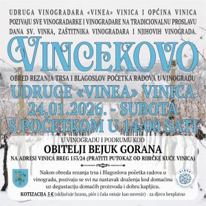 Vincekovo – tradicionalna proslava u Vinici