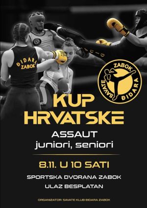 Melani i Elvis Šipek zlatni na Kupu Hrvatske za juniore i seniore u savateu