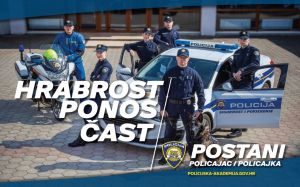 Hrabrost, ponos, čast - Postani policajac/policajka!